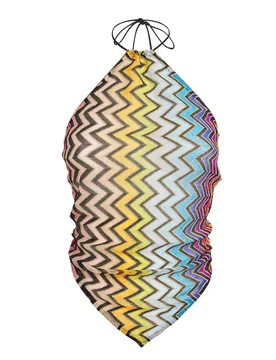 Missoni Multi Zigzag Halterneck Top - Missoni - FashionsVida