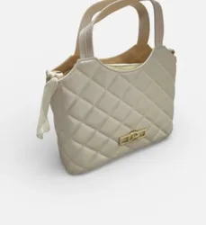 Borsa a spalla Donna FLAT-TEEN-BEIGE-LIGHTGOLD Beige