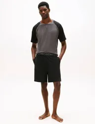 Pure Cotton Jersey Pyjama Set Grey Mix male