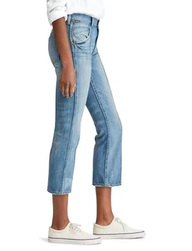 Polo Ralph Lauren Chrystie Kick Flare Crop Jeans - Ralph Lauren Polo - FashionsVida