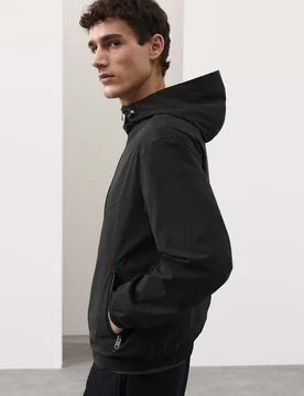 Performance Hooded Jacket with Stormwear™ Black male - Autograph - FashionsVida