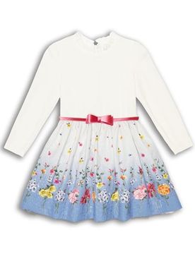Vestido para niña Chica Azul francés 5 Chica