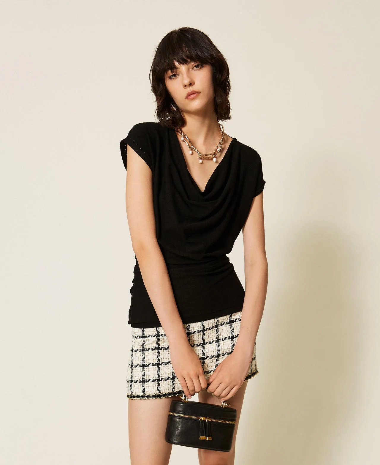 Twinset Maxi pull avec drapé - TWINSET - FashionsVida