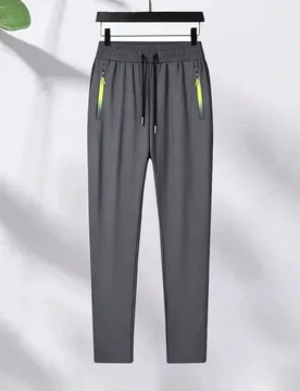 Pantalones deportivos de secado rápido para mujer con bolsillos con cremallera - Joggers de ajuste delgado y ligeros adecuados para correr, senderism - Shein - FashionsVida