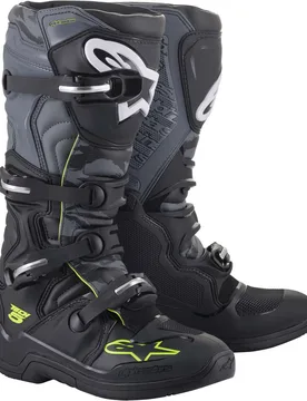 Stivali Moto Cross Enduro TECH 5 Nero Cool Gray taglia 9 - Alpinestars - FashionsVida