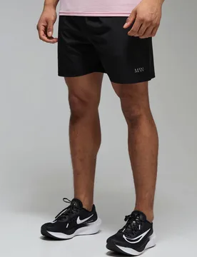Herren Herren Active Regular Stretch Woven 5inch Short Black Größe XL - boohooMAN - FashionsVida