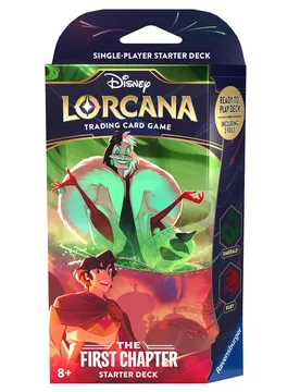 Disney Lorcana: The First Chapter Starter Deck - Emerald & Ruby (Cruella & Aladdin) - Ravensburger - FashionsVida