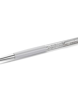 Penna a sfera Crystalline, Grigio, Laccato grigio, OS