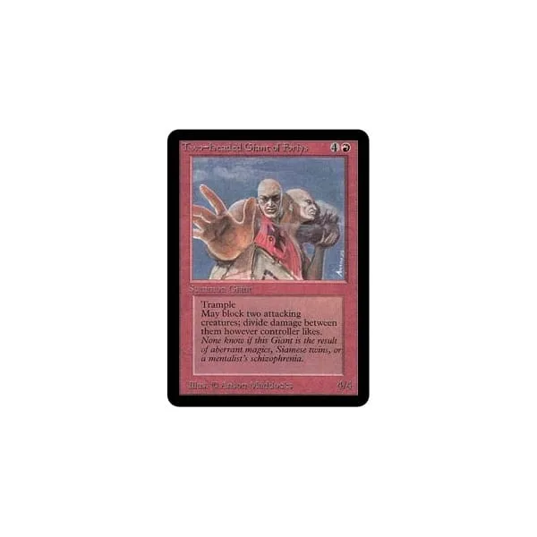 Two-Headed Giant of Foriys Alpha - Magic: The Gathering - FashionsVida