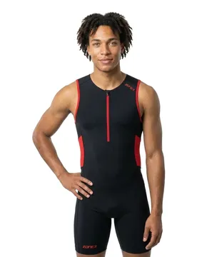 Triathlon Senza Maniche Activate Black / Red