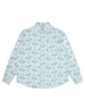 Glow In The Dark Diamonds & Dollars Striped Shirt - / Stripe