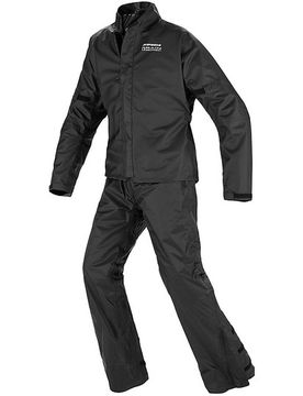 Tuta Antipioggia Impermeabile 2 Pezzi BASIC RAIN Nero taglia 2XL