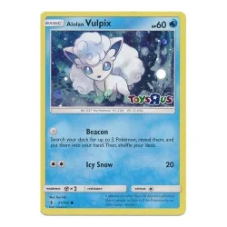 Pokemon SM Guardians Rising 21/145 Alolan Vulpix (Toys R Us Cosmo Holo)