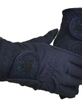 Reithandschuhe GLITTER - navy 7 - Swiss Ride - FashionsVida