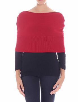Fuzzi Coprispalle rosso in maglia