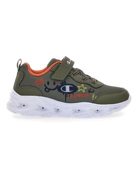 Sneakers verdi con stampa fantasia e luci FUNFAIR PRINT B PS Low Cut 35