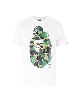 Bape Men's Cotton Logo T-Shirt