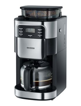 Kaffeeautomat mit Mahlwerk KA 4810 silber schwarz