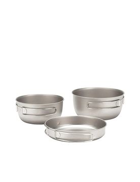 Snow Peak Titanium 3-Piece Cookset