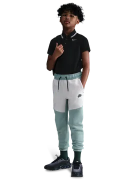 Tech Kid's Pants - Grey - Size XS - Poly Fleece - Grey - Size: Extra Small - Nike - FashionsVida