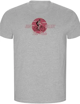 T-shirt à Manches Courtes Just Enjoy The Ride Eco