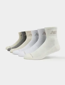 Womens Calze Everyday (Confezione da 6) - Beige, beige beige Donna taglia 35 - 38 - New Balance - FashionsVida