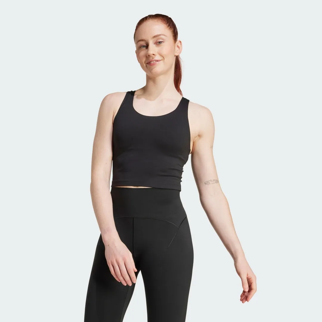 Canotta All Me Medium Support Bra S Black - Adidas - FashionsVida