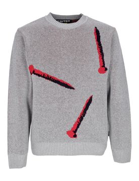 Maglione Uomo Nails Jumper Grey