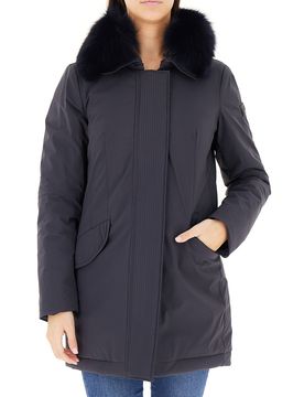 Giubbino con pelliccia BLU SCURO 44