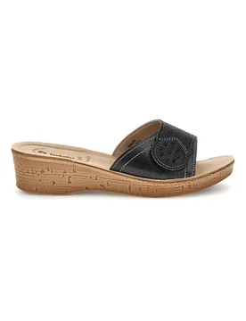 Ciabatte Nero Fascia Con Strass 2690 36 - Inblu - FashionsVida
