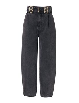 Pantalón vaquero plisado
