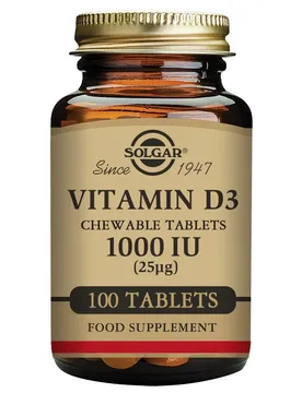 Compresse Vitamin D3 1000 Iu 25 Mcg 100 Unità Brown