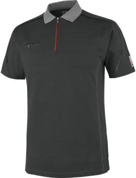 Polo de travail Stretch X anthracite Gris foncé L - Würth MODYF - FashionsVida