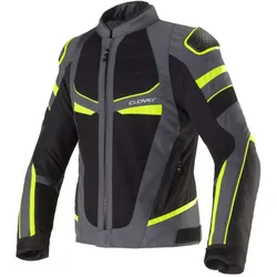 Giacca Moto RAINJET 3 WP Giallo Grigio Scuro Nero taglia 2XL