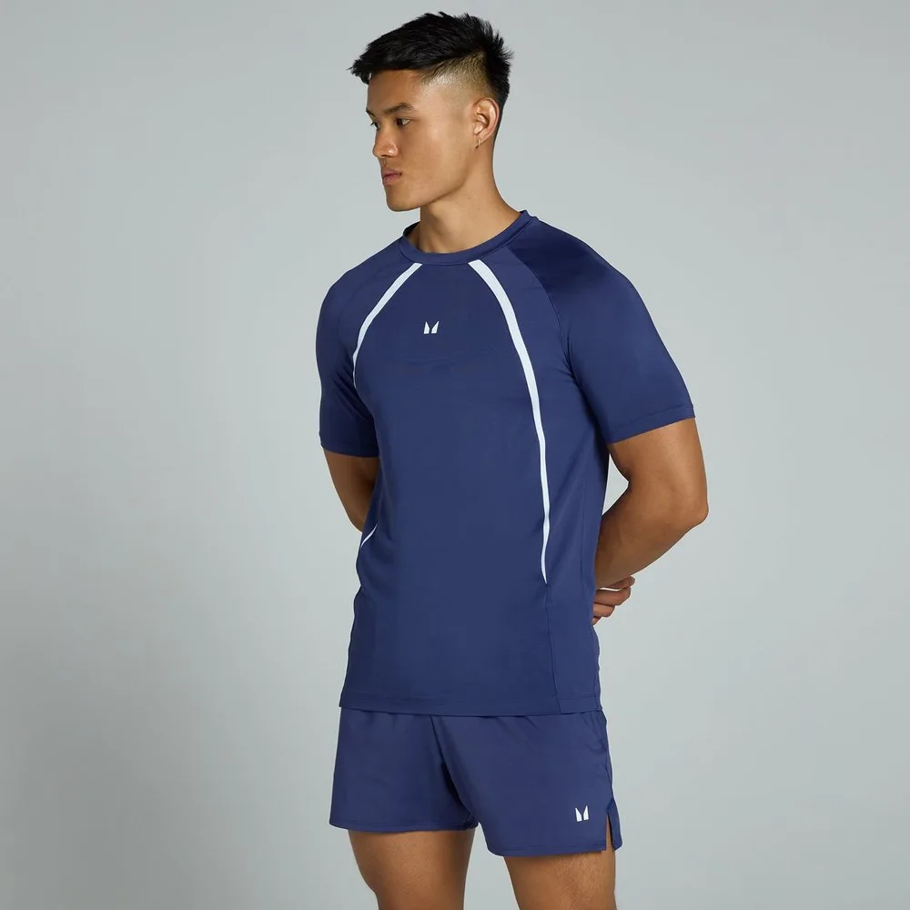 Camiseta con panel Teo para hombre de - Atardecer - XS - MP - FashionsVida