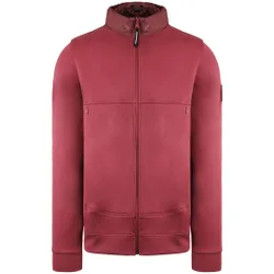 Paia Mens Oxblood Track Jacket - Burgundy - Size X-Small