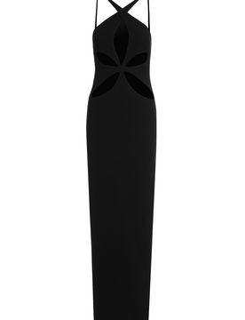 Monot Cutout Crêpe Maxi Dress