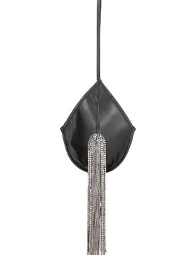 Crystal-embellished Teardrop Clutch