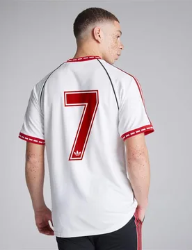 Manchester United x Bring Back 1991 Away 7 Printed Jersey White S - Adidas - FashionsVida