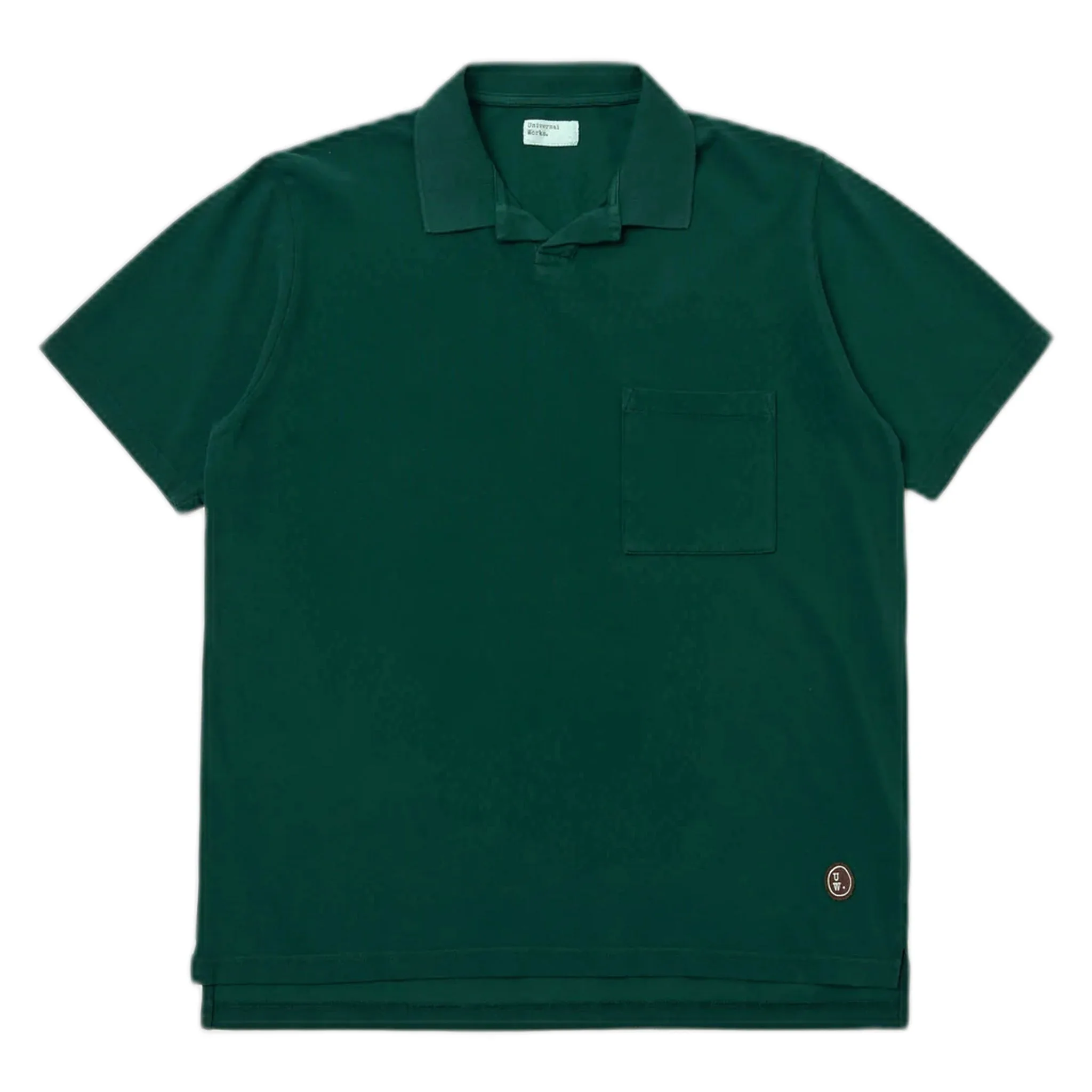Polo vacation polo piquet - green - Universal Works - FashionsVida