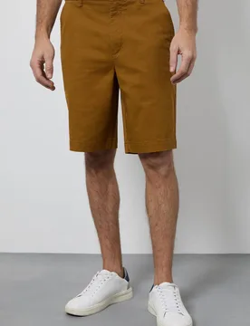 Men's Tobacco Premium Chino Shorts Size: 28 - Tobacco - Size: 28 - Debenhams - FashionsVida
