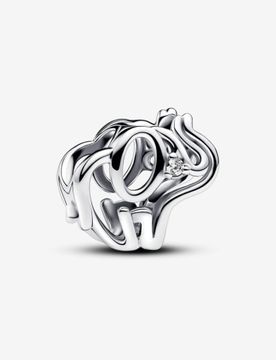 Charm Openwork Elefante 793345C01