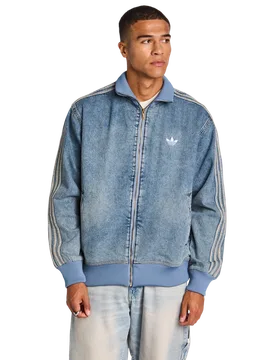 Firebird Herren Trainingsoberteile - Blau - Größe XS - Baumwoll-Denim Blue XS - Adidas - FashionsVida