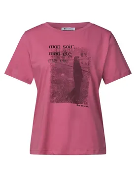 Photo print shirt female