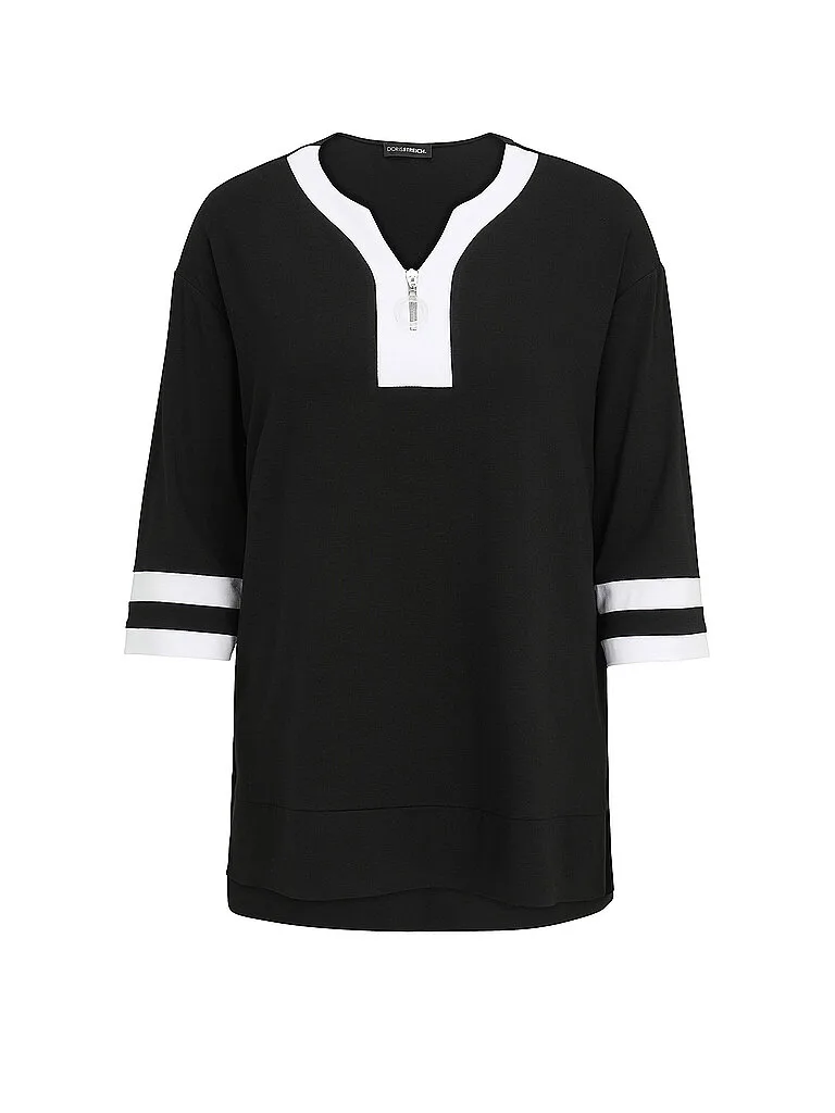 Maglietta a maniche lunghe nero 42 - Doris Streich - FashionsVida
