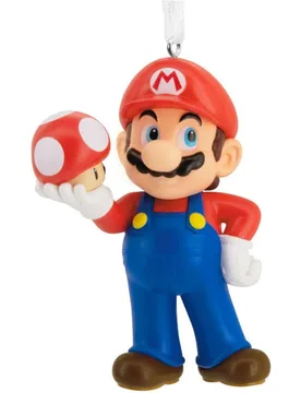 Figura 7 cm Mario con seta Mario Bros - Hallmark - FashionsVida