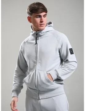 Mens Oceanic Grey Siren Full Zip Hoodie - Male - Grey - Small - Marshall artist - FashionsVida