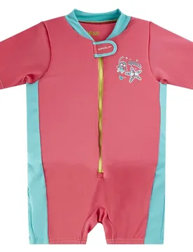 Sea Squad Floatsuit Vegas Pink / Bali Blue 3-4 Years unisex - Speedo - FashionsVida