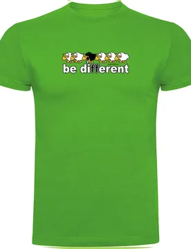T-shirt à Manches Courtes Be Different Football Green M - Kruskis - FashionsVida
