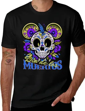 DIA DE LOS MUERTOS - MOUSE SKULL IN FLOWERS T-Shirt designer shirts fashion shirts quick drying cute clothes men t shirt - Aliexpress - FashionsVida